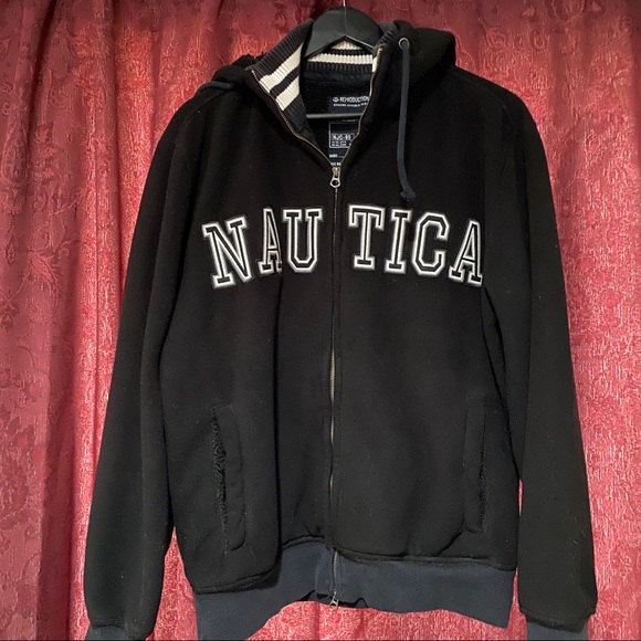 nautica black hoodie